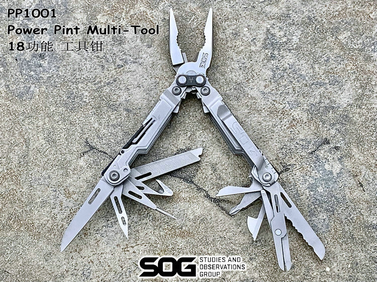 SOG PP1001 Power Pint Multi-Tool 18功能 工具钳（暂无现货）